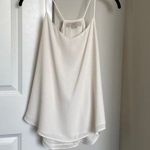 SMALL LOFT Cream/off white dressy camisole